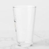 Anpassbare Hochzeitsgrauglas-Tumbler Glas (Links)