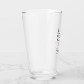 Anpassbare Hochzeitsgrauglas-Tumbler Glas (Rechts)