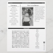 Anpassbare Hochzeitsprogramme (Rückseite)