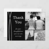 Anpassbare Hochzeitsstipps mit Dankeschön-Foto Postkarte (Vorne/Hinten)