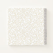 Anpassbare Holly Jolly Weihnachtskochbücher Notizblock (Rückseite)