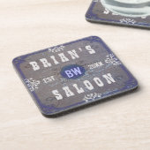 Anpassbare Home Bar Bier Saloon Untersetzer (Linke Seite)