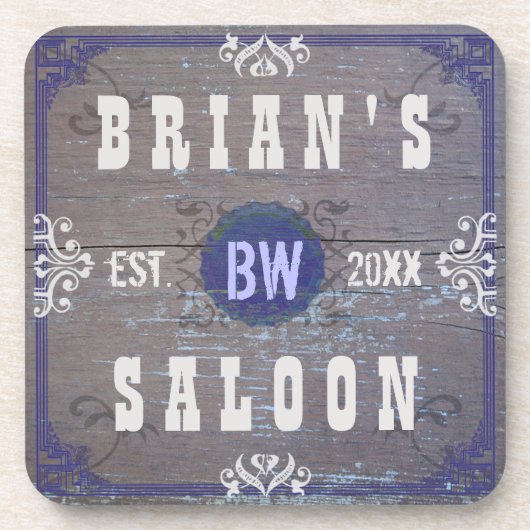 Anpassbare Home Bar Bier Saloon Untersetzer (Vorderseite)