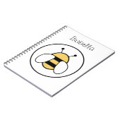 Anpassbare Honigbiene Notizblock (Linke Seite)