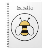 Anpassbare Honigbiene Notizblock (Vorderseite)