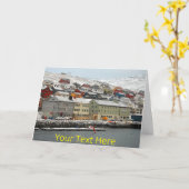 Anpassbare Honningsvåg, Norwegen Karte (Gelbe Blume)