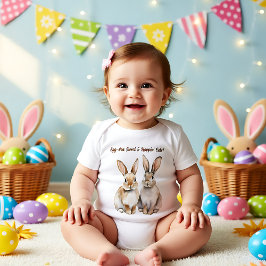Anpassbare 🐇 Hoppin' in Spring T-Shirt