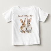 Anpassbare 🐇 Hoppin' in Spring T-Shirt (Vorderseite)