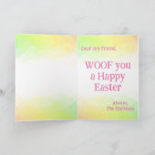 Anpassbare Hoppy Goldie Osterzeit Karte (Innenseite)