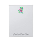 Anpassbare Hübsche BlumenBouquet-Note Pad Notizblock (Rotiert)
