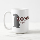 Anpassbare HUNDE > Menschen Kaffeetasse (Links)