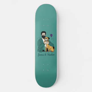 Anpassbare Hundelauflösung Skateboard
