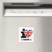 Anpassbare I-Herz-Funktion (Name) Magnet (In Situ (Geschirrspüler))
