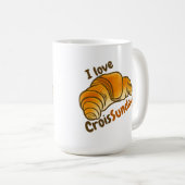 Anpassbare I-Liebe CroisSunDay Kaffeetasse (VorderseiteRechts)