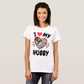 Anpassbare I-Liebe meines [Hubby/Wifey] T - Shirt (Vorne ganz)
