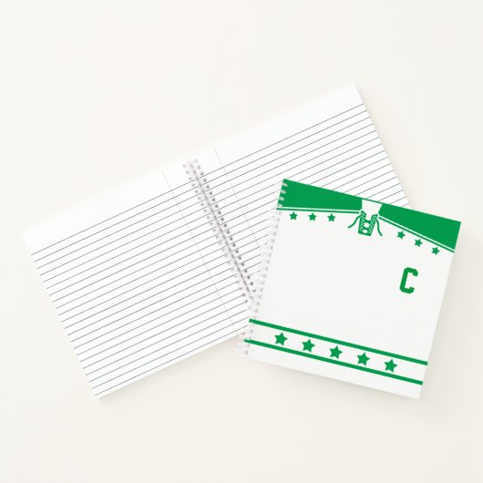 Anpassbare Ice Hockey-Jersey-Notebook Notizbuch (Innenseite)