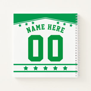 Anpassbare Ice Hockey-Jersey-Notebook Notizbuch