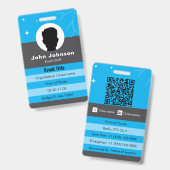 Anpassbare ID des Ereignisabzeichens Ausweis (Vorder- & Rückseite)