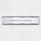 Anpassbare Imitate für Minimalistische Vorlagen Türschild (Vorderseite )