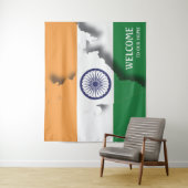 Anpassbare Indische Flagge Wandteppich (Beispiel)