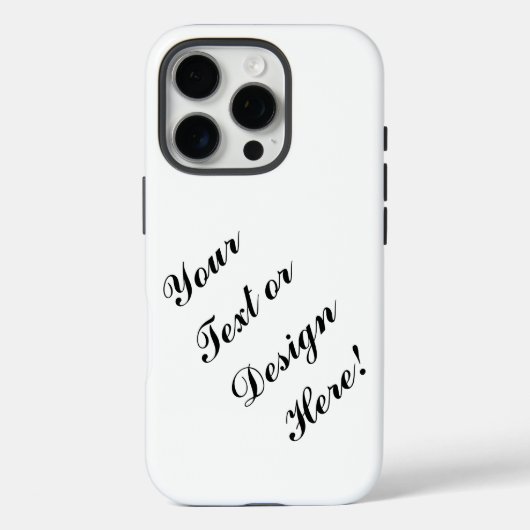 Anpassbare iPhone 16 Pro Case - Design hinzufügen (Rückseite)