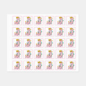 Anpassbare „J steht für“ Alphabet-Kunst – Inspirat Etiketten (Blatt)