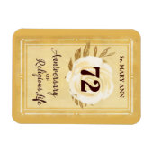 Anpassbare Jahrestag des religiösen Lebens Nun Magnet (Horizontal)