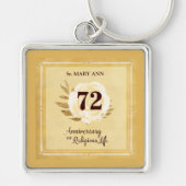 Anpassbare Jahrestag des religiösen Lebens Nun Schlüsselanhänger (Vorne)