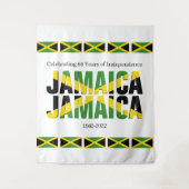 Anpassbare JAMAICA JAMAICA Wandteppich (Vorderseite)