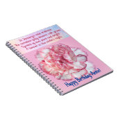 Anpassbare Januar-Birth-Blume-Notebook Notizblock (Rechte Seite)