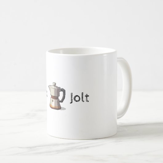 Anpassbare Java Jolt-Tasse Kaffeetasse (VorderseiteRechts)