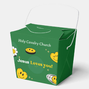Anpassbare Jesus liebt dich Gefallen Box Geschenkschachtel