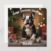 Anpassbare Jolly Paws & Presents (Vorne/Hinten)