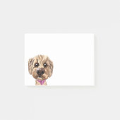 Anpassbare "Juno" Doodle Dog Post-It-Notes Post-it Klebezettel (Vorderseite)