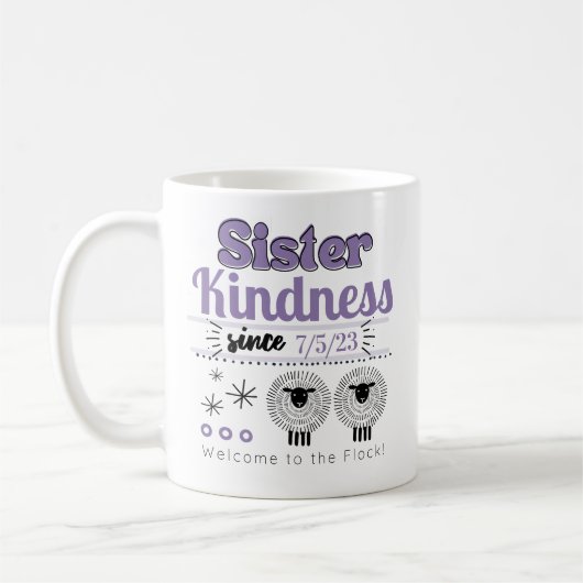 Anpassbare JW-Taufen-Geschenk für Schwester Kaffeetasse (Links)