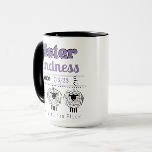 Anpassbare JW-Taufen-Geschenk für Schwester Tasse (Vorderseite Links)