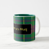 Anpassbare Karierte Tasse (VorderseiteRechts)