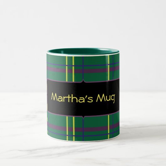 Anpassbare Karierte Tasse (Mittel)