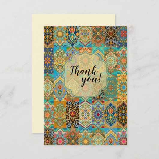 Anpassbare Karte für Arabesque (Vorne/Hinten)