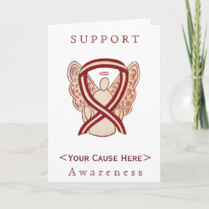 Anpassbare Karte für das Head/Neck-Krebsbewusstsei