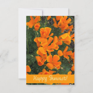 Anpassbare Karte mit orangen Blume