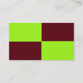 ANPASSBARE Karte und braune Visitenkarte (Rückseite)