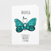 Anpassbare Karte zur Unterstützung von Ovarialkreb (Vorderseite)