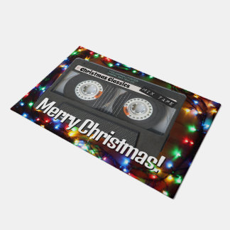 Anpassbare Kassettenband-Weihnachtsfußmatte Fußmatte