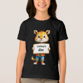 Anpassbare KAT-Zeichen Tri-Blend Shirt (Vorderseite)