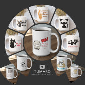 Anpassbare Katze musste Witze machen Kaffeetasse