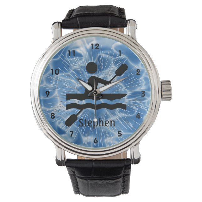 Anpassbare Kayaking-Designüberwachung Armbanduhr (Vorderseite)