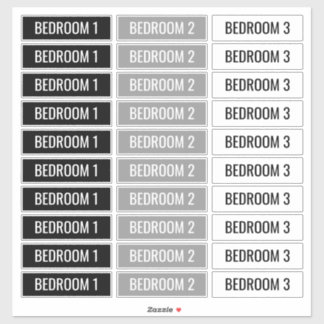 Anpassbare Kennzeichnungen für bewegliche Felder Aufkleber