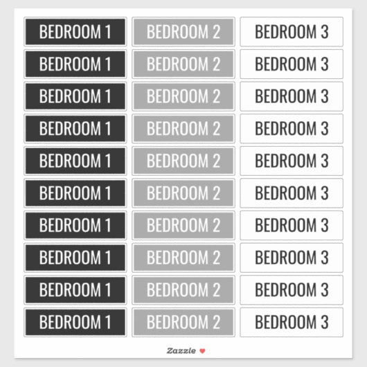 Anpassbare Kennzeichnungen für bewegliche Felder Aufkleber (Blatt)