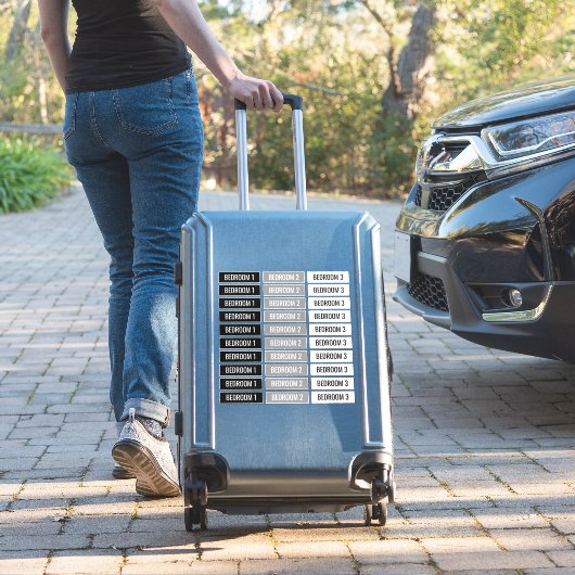 Anpassbare Kennzeichnungen für bewegliche Felder Aufkleber (Koffer Insitu)